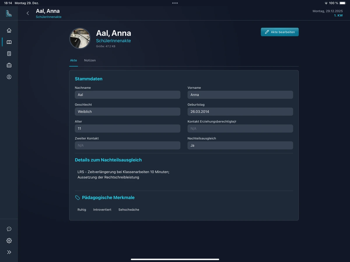 Die digitale Schülerakte